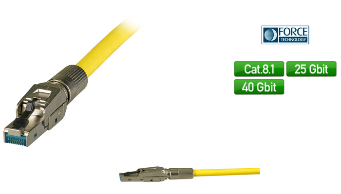 Plug RJ45 Cat.7 e 8 Class 1